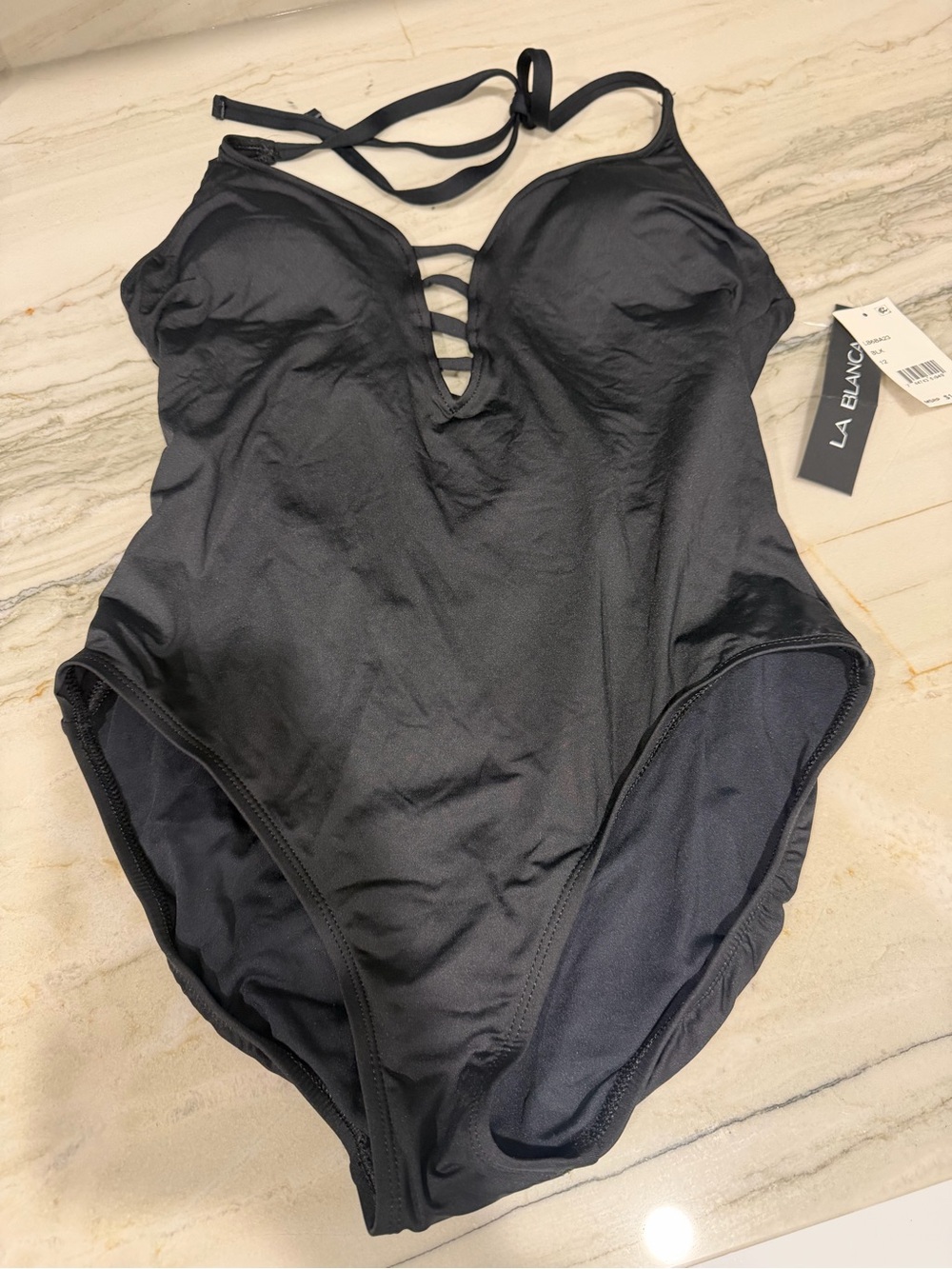 La Blanca Black One-Piece Swimsuit